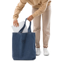 Load image into Gallery viewer, Organic denim tote bag